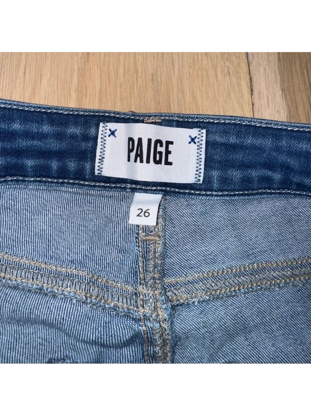 PAIGE Hoxton Ankle Jeans Medium Wash Size 26 - Picture 3 of 6